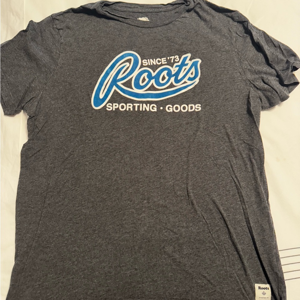 Roots Gray Short Sleeve Tee